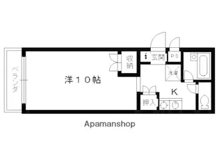 カーサヴェルデ西大路五条【401号室】の間取り