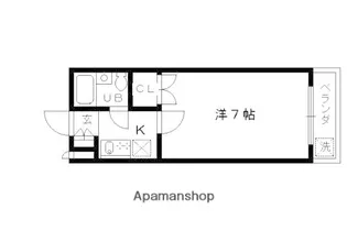 タッチダウン26【306号室】の間取り