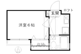 ソレイユ21四条大宮【2階】の間取り
