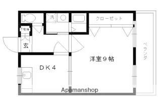 第一マンション【420号室】の間取り