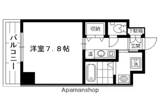 京都府京都市下京区材木町【マンション】の間取り