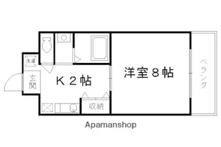 京都府京都市下京区材木町【マンション】の間取り