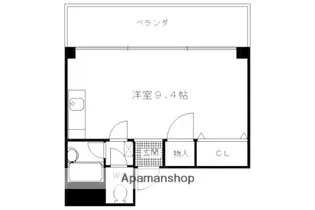 京都府京都市下京区西新屋敷太夫町【マンション】の間取り