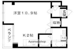 スターウィン烏丸七条【301号室】の間取り