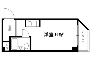 アルビオンシティ沢町【201号室】の間取り