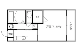 カーザディリナージョ【201号室】の間取り