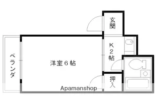 ノースリバー【301号室】の間取り