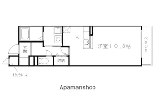 ラフィーネ南広【103号室】の間取り