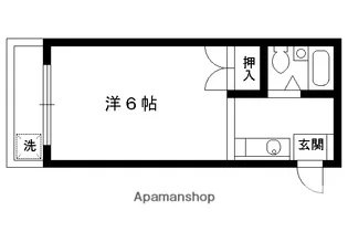 ラ・シャンブル【412号室】の間取り