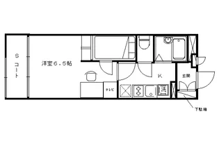 レオパレス御池【1階】の間取り