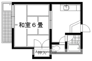 グラーベンハウゼ【203号室】の間取り