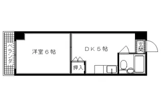 ラ・ファルド嵯峨【302号室】の間取り