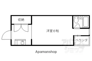 オーケーワンマンション【207号室】の間取り