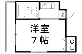 三晃ハイツ【205号室】の間取り