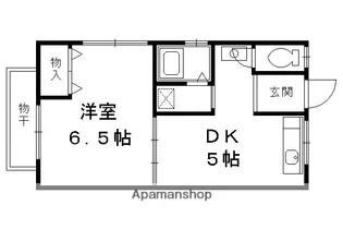 ハイツ和泉【3号室】の間取り