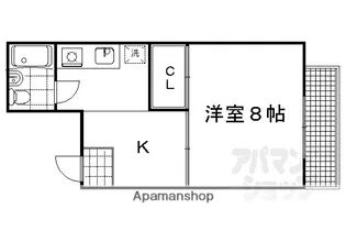 クリーンハイツタケダ【403号室】の間取り