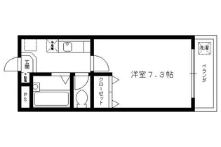 ハウスリーク381【103号室】の間取り