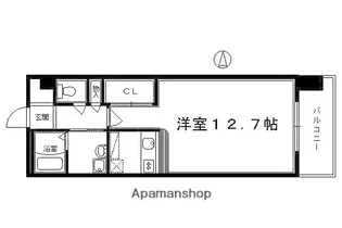 サンロイヤル三条【1003号室】の間取り
