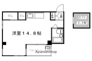 JOーINジェミニビル【502号室】の間取り