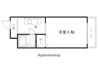 プラザパル【3階】の間取り
