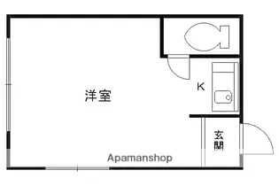ロイヤルハイツアオキ【203号室】の間取り