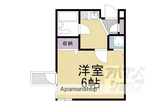 シティファースト四条西洞院【404号室】の間取り