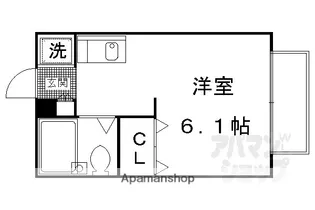 メゾン高木【204号室】の間取り