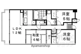 紫野門前町アーバンライフ【403号室】の間取り
