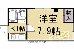 ハウゼ船岡【102号室】の間取り