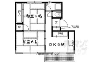 林マンション【301号室】の間取り