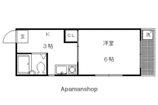 ファーストコーポ白川【202号室】の間取り