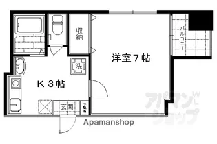 五条高倉VIVRE2【503ベ号室】の間取り