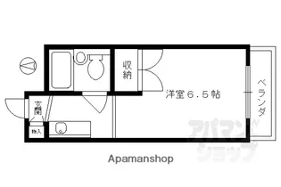 和晃第二ハイツ【606号室】の間取り