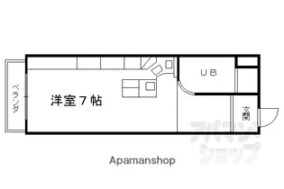ラ・パルフェ・ド・ルミナス【206号室】の間取り