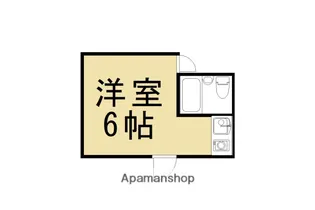 アメニティ京都一番館【1-J号室】の間取り