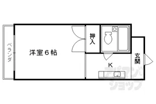 山田ビル【301号室】の間取り