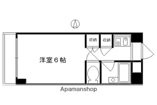 ノアーズアーク京都朱雀【4階】の間取り