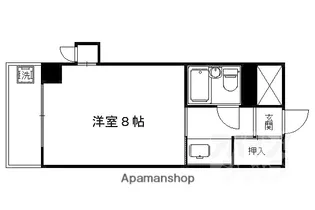 シティハイツ三条【303号室】の間取り