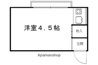長谷川ハイツ【307号室】の間取り