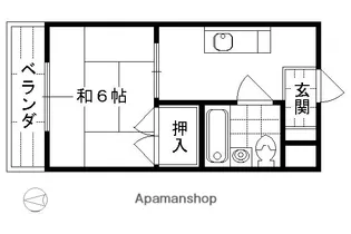 豊栄ハイツ【4階】の間取り