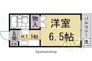 フォーレス鞍馬口【2階】の間取り