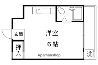 カーサ船岡山【109号室】の間取り