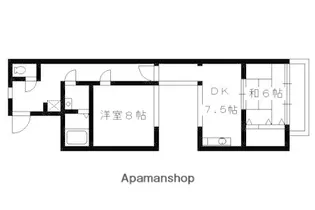 八久ハイツ【201号室】の間取り