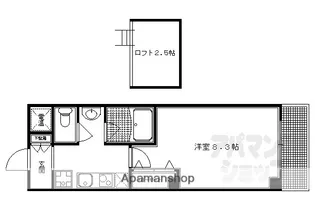 RESIDENCE紫翠【5階】の間取り
