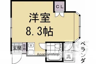 シェモア【2階】の間取り