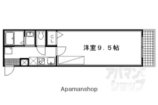 アークリード四条油小路【305号室】の間取り