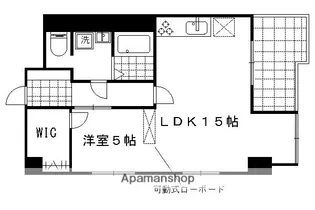 京都府京都市上京区十四軒町【マンション】の間取り