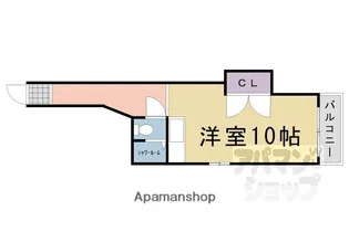 パレス松原【511号室】の間取り