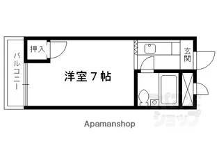メゾン・ド・フルール【305号室】の間取り