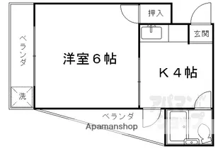 葵ハイツ【107号室】の間取り